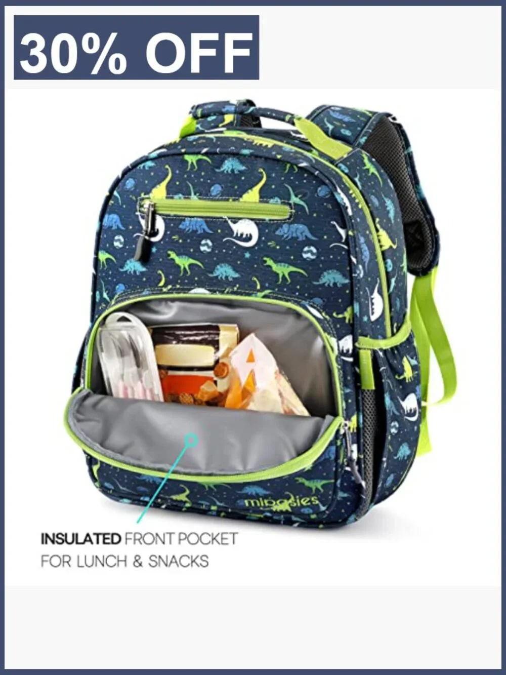 Kids Backpack Boys Galaxy Dinosaur Lightweight School Bookbag Elementary 12L
